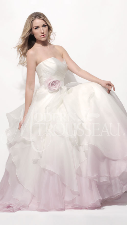 Laurel ombre wedding dress by Modern Trousseau