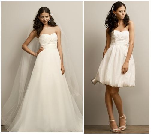 2 in 1 wedding dresses david's bridal